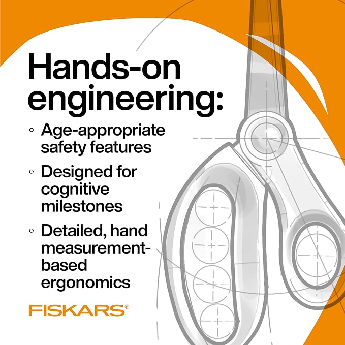 Fiskars 5" Blunt-Tip Scissors for Kids Ages 4-7 - Image 5