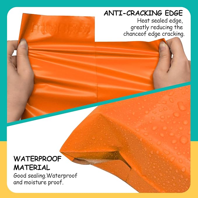 Poly Mailers 14.5x19 inch 50 Pcs, Waterproof and Tear-resistant Shipping Bags - Image 4