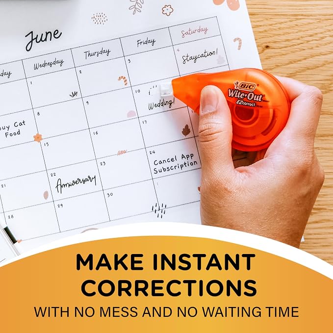 BIC Wite-Out EZ Correct Tear-Resistant Correction Tape - Image 3
