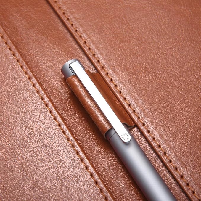 Clipboard Folder Padfolio, Mymazn Writing Portfolio Faux Leather Clipboards - Image 3