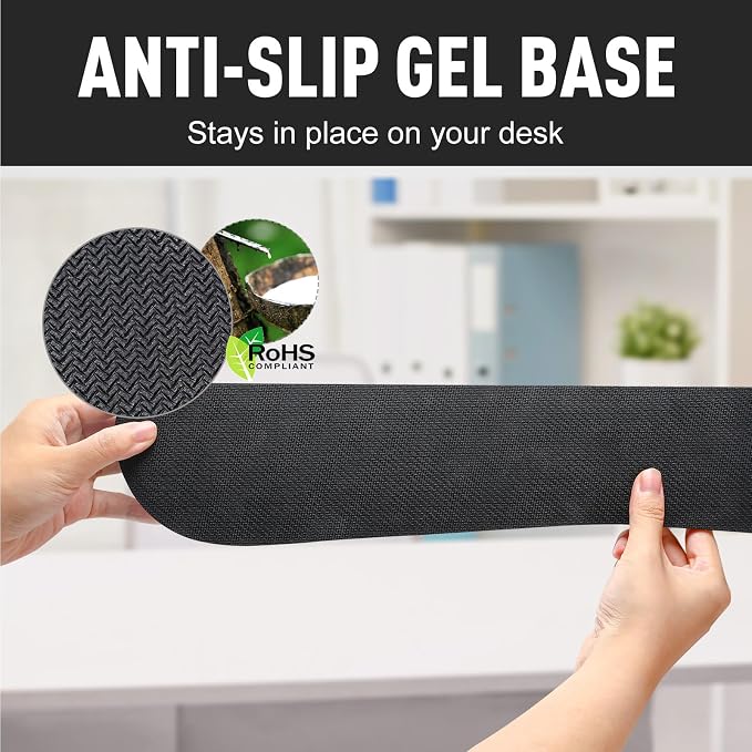 Gimars Upgrade Enlarge Silky Gel Memory Foam Keyboard Wrist Rest, Wrist Rest - Image 6