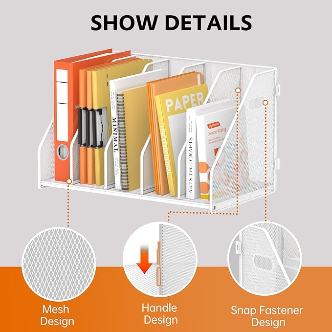 SUPEASY Binder Organizer, Magazine File Holder - Image 4