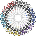 Scissors Set of 24-Pack, High/Middle School Student Teacher, Right/Left Hand by Sopeiouo