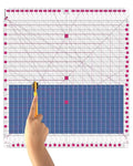 Quilting Ruler- 12.5 * 12.5" Slotted Rulers by Karpoulra