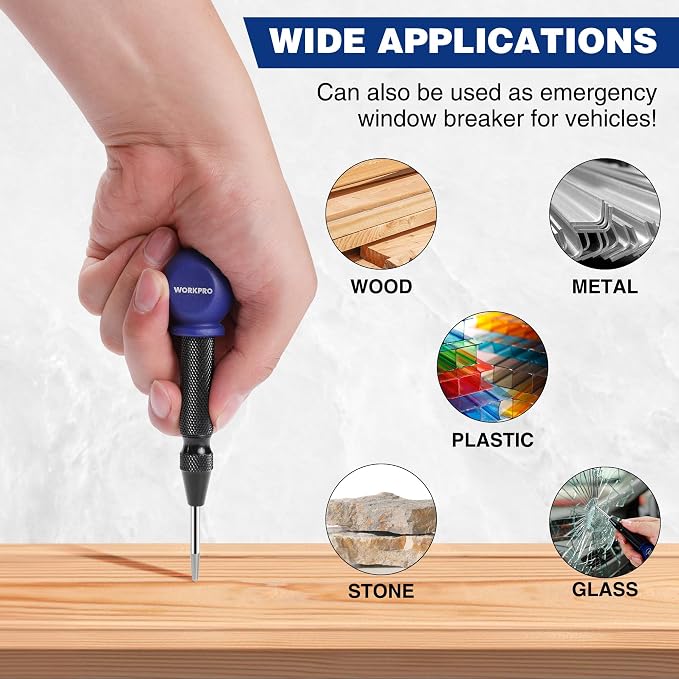 WORKPRO 5" Automatic Center Punch - Image 7