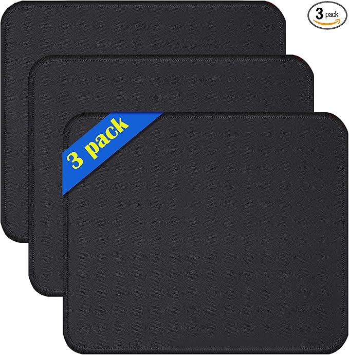 Mouse Pads, Office and Gaming, Stitched Edges, Rubber Anti Slip Base Mouse pad by Unknown