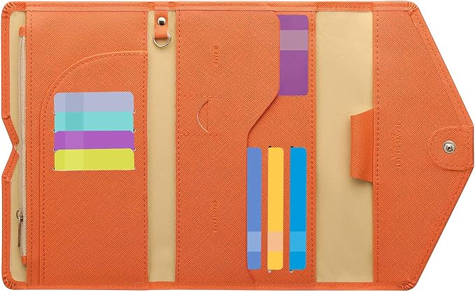 ZOPPEN Mulit-purpose Rfid Blocking Passport Holder Travel Wallet Passport and by Zoppen