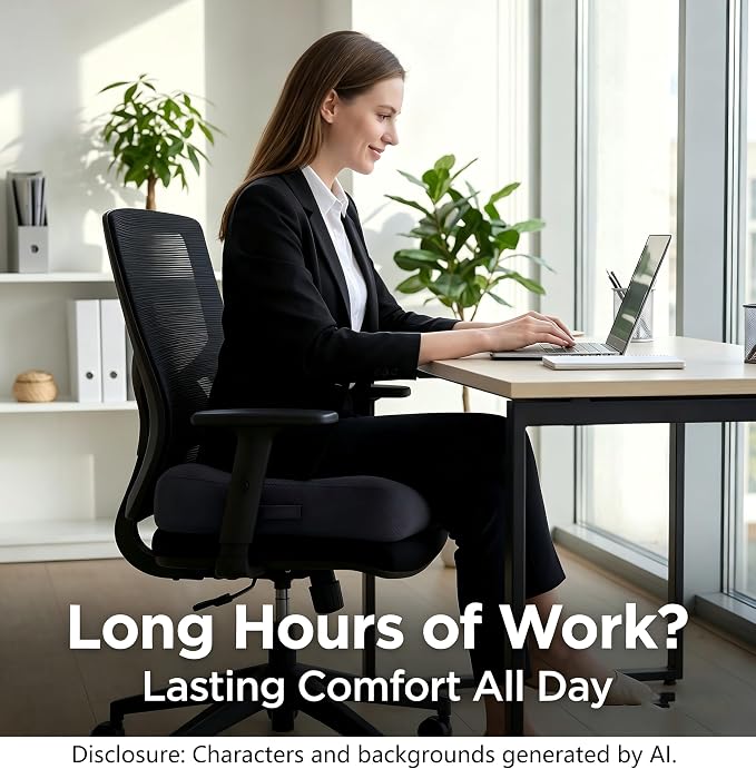 WSGJHB Office Chair Cushion Pillow Adult Seat Cushions - Image 2