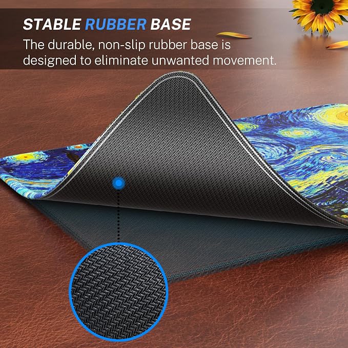 MROCO 3-Pack Mouse Pads, 30% Larger Surface, 8.5 x 11 in, Starry Night | - Image 4
