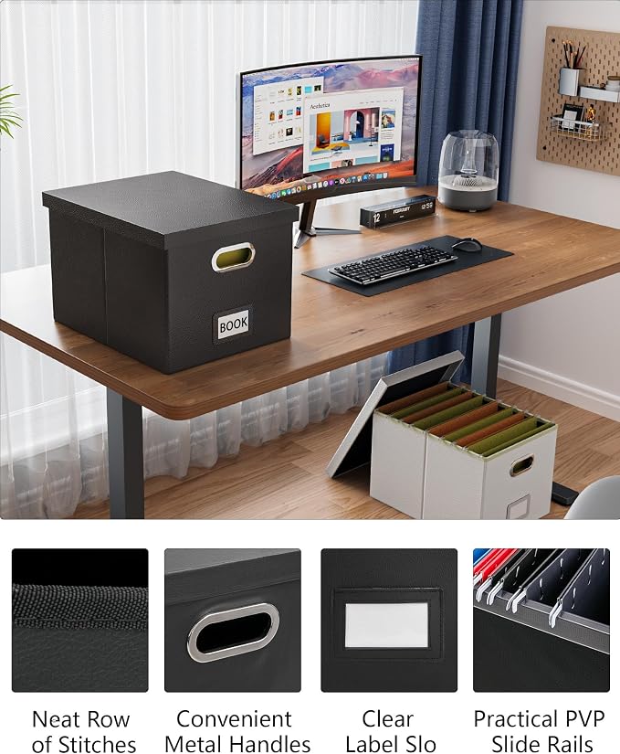 Oterri File Organizer Box with Lid - Image 5