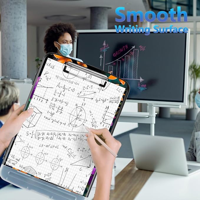 Clipboard with Storage, 8.5x11 High Capacity Nursing Clipboards with Pen Holder - Image 7