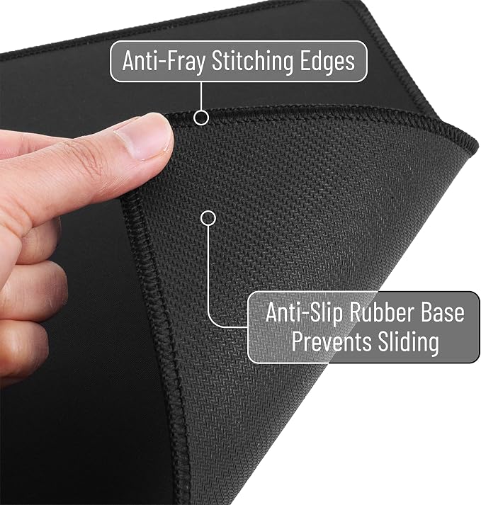 Mr. Pen 2 Pack Green Gaming Mouse Pads, 12.8"x11.3" - Image 3
