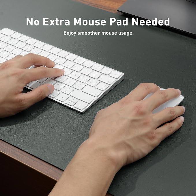 Aothia Leather Desk Pad Protector, Large Mouse Pad, Office Desk Mat, Non-Slip - Image 4