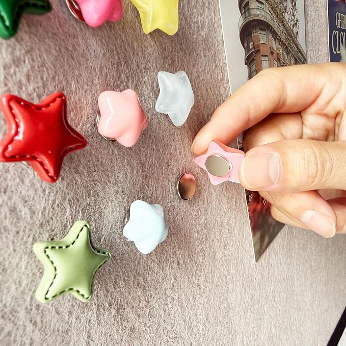 Star Magnetic Push Pins, 15 Thumb Tacks - Image 3