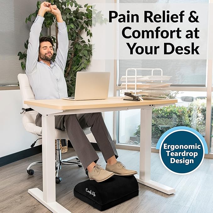 ComfiLife Foot Rest for Under Desk at Work – Adjustable Desk FootRest for - Image 7