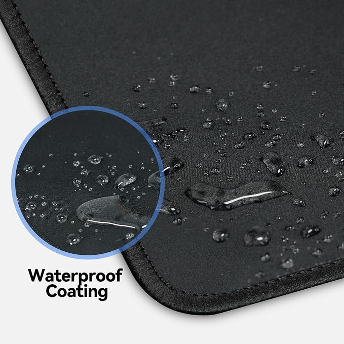 TECKNET 3 Pack Mouse Pad with Anti-fray Stitching, Waterproof Surface & - Image 3