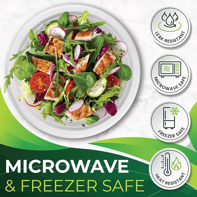 150pcs 100% Compostable Paper Plates, Heavy Duty, Eco Friendly, Biodegradable - Image 6
