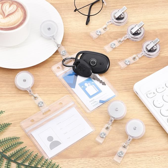 100 Pieces Retractable Badge Reels - Image 4