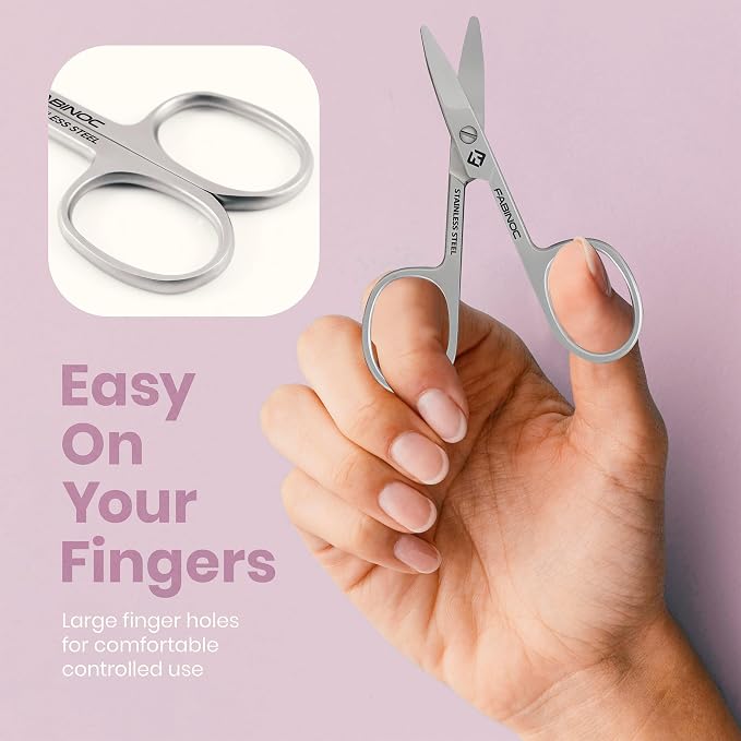 Curved Baby Nail Scissors with Rounded Tips - Image 3