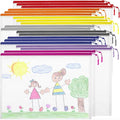 YOPCDJ 20PCS Mesh Zipper Pouch Bags, A4 13x9 Inches Waterproof Mesh Bags by YOPCDJ
