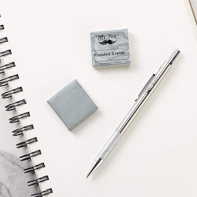 Mr. Pen- Kneaded Erasers, 1.44" x 1.36", 18 Pack, Graphite & Pastel Drawing - Image 7