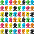 Grtard 48 Pack Magnetic Clips Heavy Duty, Colorful Magnet Clips by Grtard