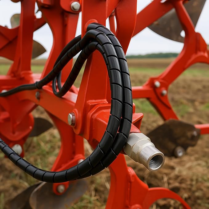 Electriduct 1/2 Inch Heavy Duty Spiral Wrap HDPE Flexible Plastic Cable Sleeve - Image 5