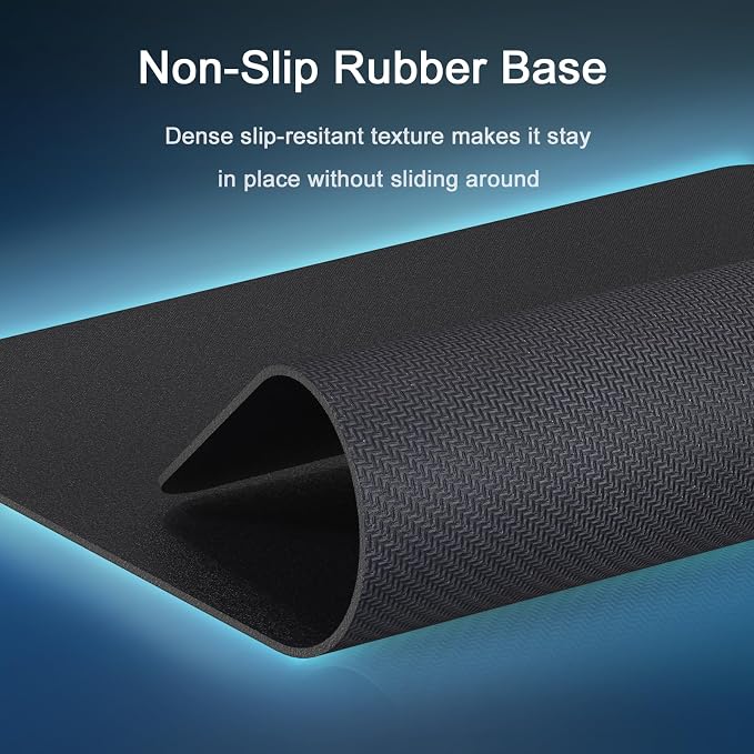 Senetem XXL Large Mouse Pad, Ultra-Smooth Gaming Mousepad, Non-Slip Rubber Base - Image 4