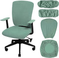 Tallew 4 Pcs Office Chair Covers Set Computer Universal Protective Stretchable by Tallew