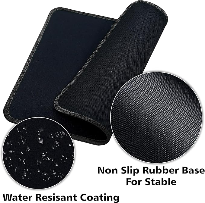 SaiTech IT 50 Pack Waterproof Mouse Pad, 8.66x7.1 inch, non-slip rubber - Image 4