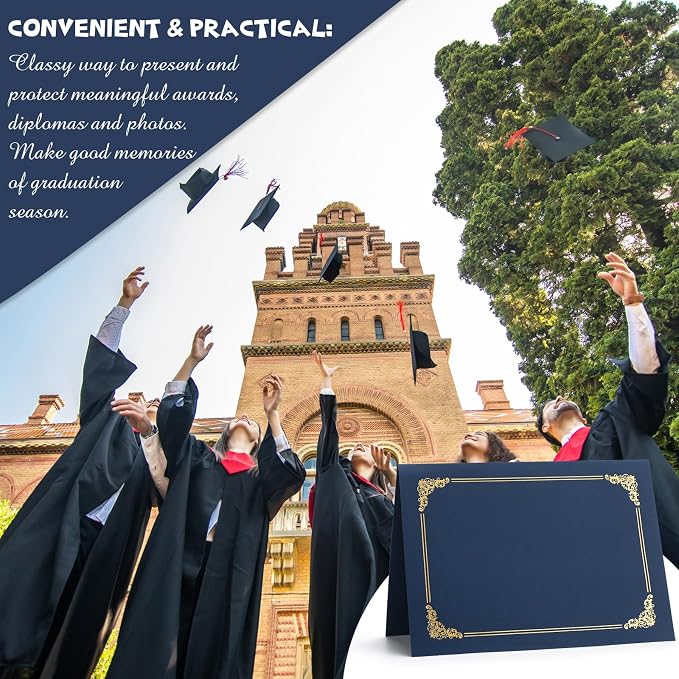Fainne 80 Pieces Certificate Holders Diploma Holders Document Holder - Image 6
