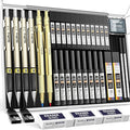 Nicpro 37PCS Gold Art Mechanical Pencil Set by Nicpro