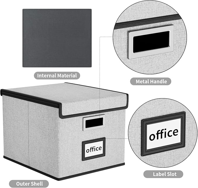 Upgraded Portable File Organizer Box - Image 3