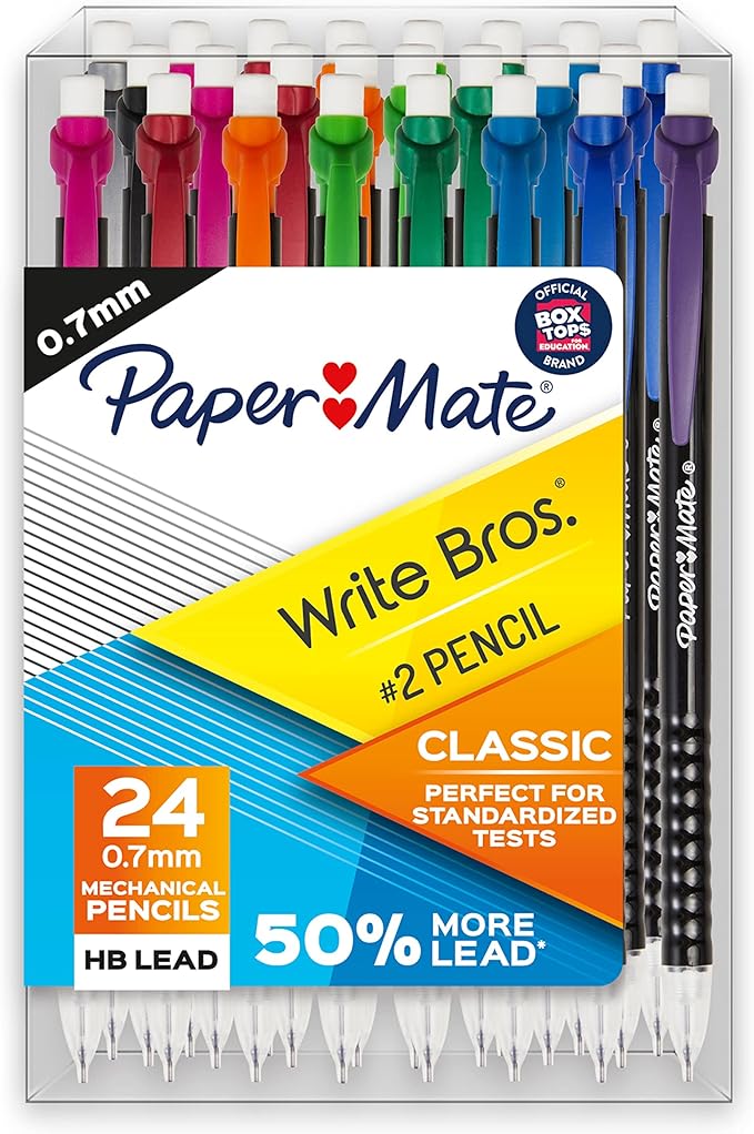 Paper Mate Mechanical Pencils, Write Bros. Classic Number 2 Pencil, Back to by Unknown