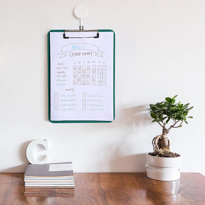 Mr. Pen- Plastic Clipboard, 12.5” x 9”, Dark Green, Clipboard Plastic | - Image 5