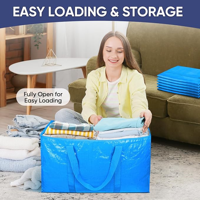 TICONN 6 Pack Extra Large Moving Bags Heavy Duty - Image 7
