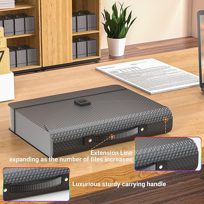 Expanding File Folders, Accordion File Organizer, 25 Pockets Expandable File - Image 6