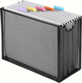Sinboun Hanging File Organizer Letter-Size File Holder Filing Box Includes 5 by Sinboun