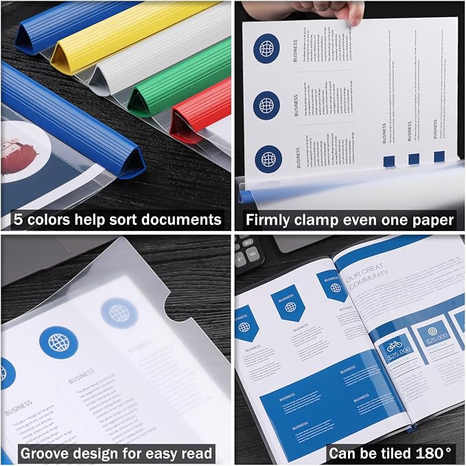 JOERSH 10Pcs Clear Report Covers - Image 4