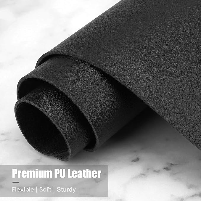 Hsurbtra Desk Pad, 35.5" x 17" PU Leather Desk Mat, XXL Extended Mouse Pad - Image 5