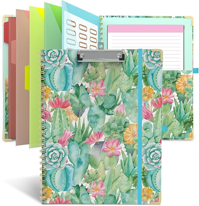 Clipboard Folder with Notepad Refillable Lined by Atarcosm