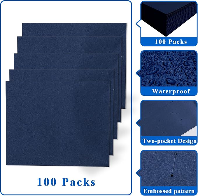 Zzrywuty 100 Packs Paper Folders - Image 5