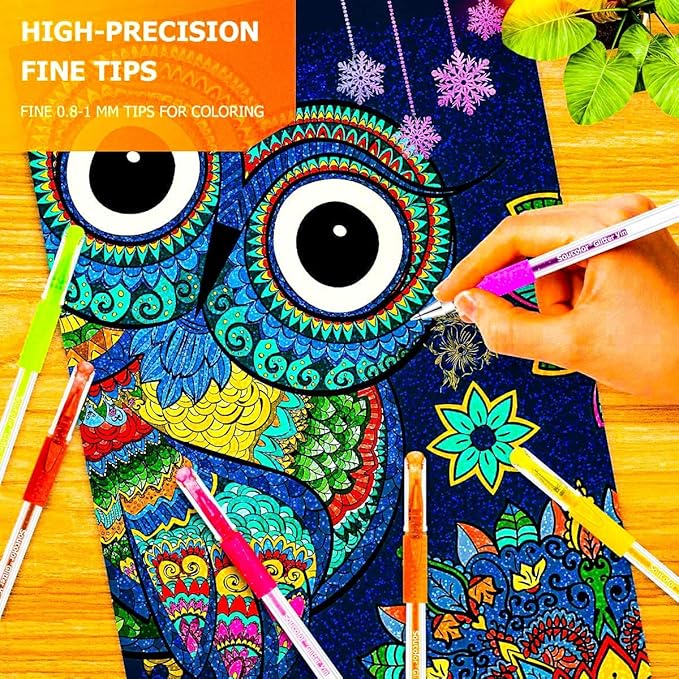 Soucolor Teen Girl Gifts Trendy Stuff, Glitter Gel Pens - Image 5