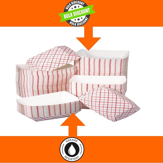 Mr Miracle Paper Food Trays, Disposable, Recyclable Serving Boats.For Condiments - Image 5