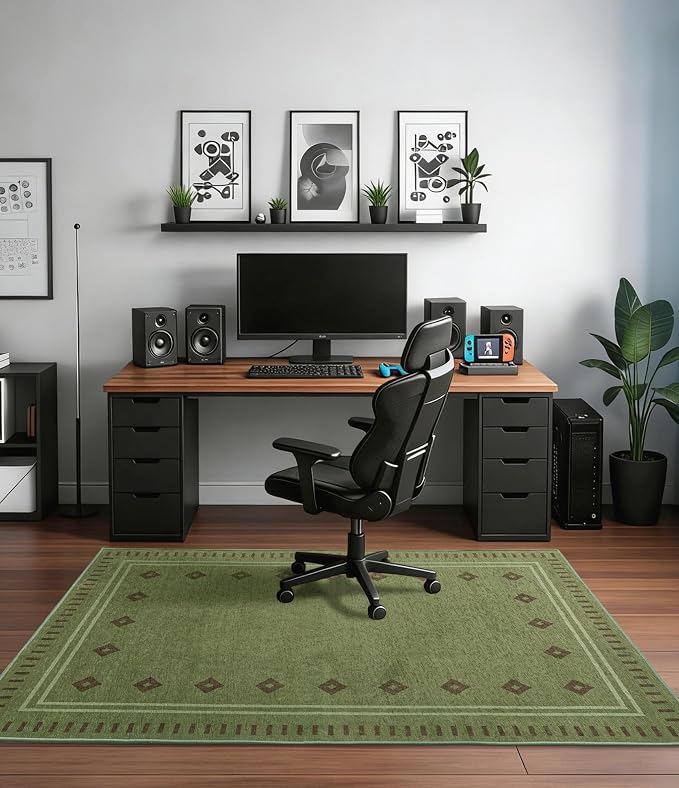 chakme Office Chair Mat for Hardwood Floor, Machine Wash, (Southwestern Sage - Image 6