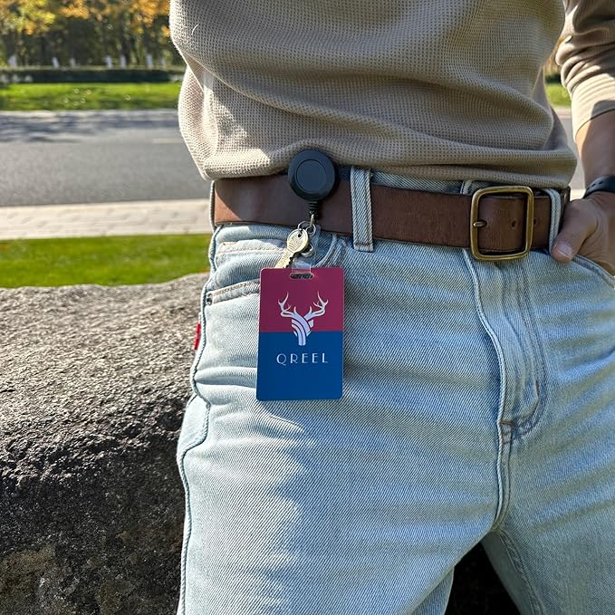 QREEL Retractable Badge Holder - Image 4