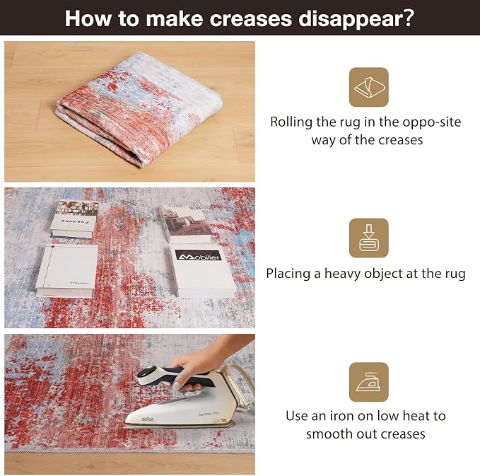 50"x60" Modern Abstract Office Chair Rug, Under Desk Rugs - Image 6