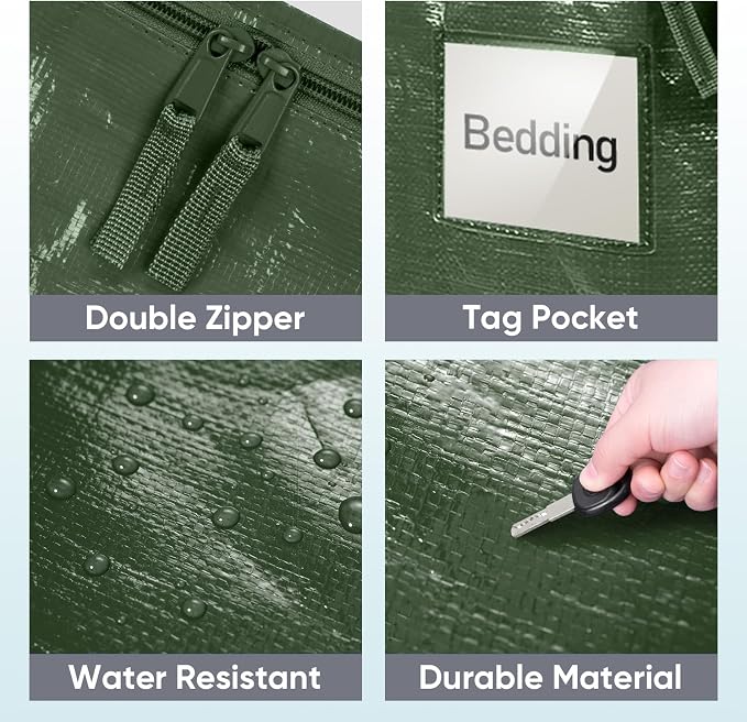 TICONN 4 Pack Extra Large Moving Bags Heavy Duty - Image 6