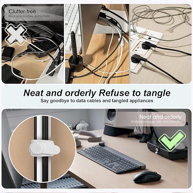 Silicone Cable Ties Cord Organizer - Image 3