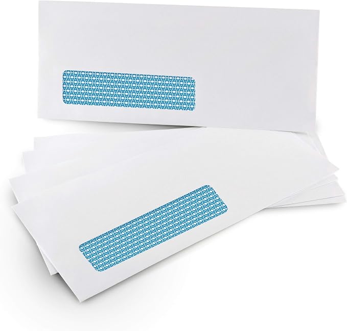 Aimoh 500#10 Single Left Window SELF Seal Security Envelopes - Image 2